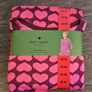 Kate Spade Pink Heart Pajama Set